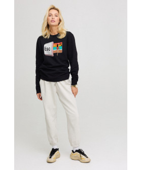 Sweatshirt for women oversize /no flis/ 