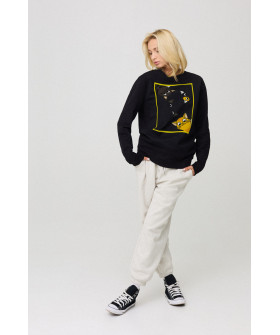 Sweatshirt for women oversize /no flis/ 
