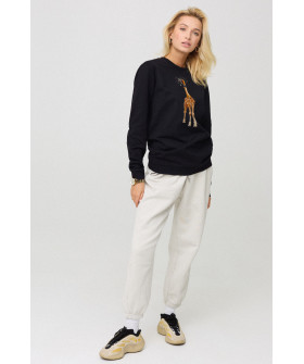 Sweatshirt for women oversize /no flis/ 