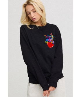 Sweatshirt for women oversize /no flis/ 