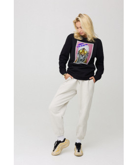 Sweatshirt for women oversize /no flis/ 