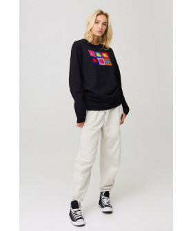 Sweatshirt for women oversize /no flis/ 
