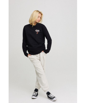 Свитшот женский oversize /no flis/ 