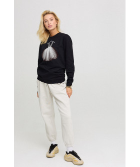 Sweatshirt for women oversize /no flis/ 