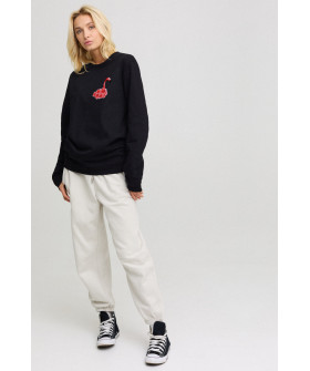 Свитшот женский oversize /no flis/ 