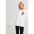 Sweatshirt for women oversize /no flis/ 