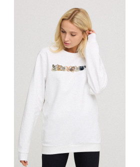 Sweatshirt for women oversize /no flis/ 