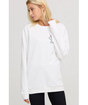 Sweatshirt for women oversize /no flis/ 