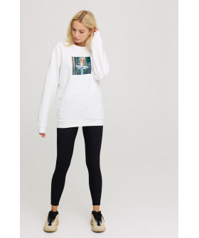 Свитшот женский oversize /no flis/ 