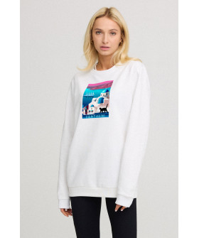 Sweatshirt for women oversize /no flis/ 