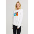 Sweatshirt for women oversize /no flis/ 