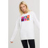 Sweatshirt for women oversize /no flis/ 