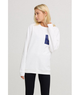 Sweatshirt for women oversize /no flis/ 