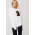 Sweatshirt for women oversize /no flis/ 