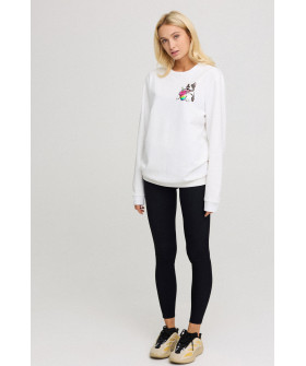 Свитшот женский oversize /no flis/ 