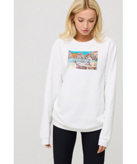 Sweatshirt for women oversize /no flis/ 