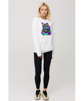 Sweatshirt for women oversize /no flis/ 