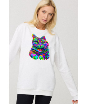 Sweatshirt for women oversize /no flis/ 