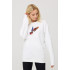 Sweatshirt for women oversize /no flis/ 