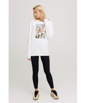 Sweatshirt for women oversize /no flis/ 