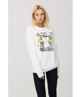 Sweatshirt for women oversize /no flis/ 