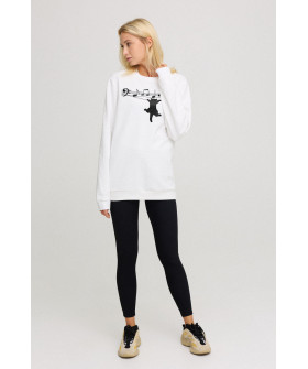 Sweatshirt for women oversize /no flis/ 