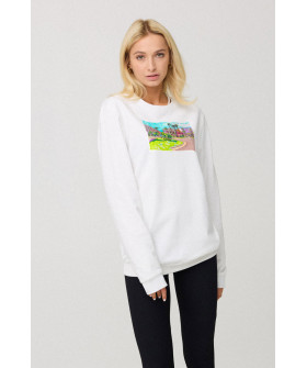 Sweatshirt for women oversize /no flis/ 