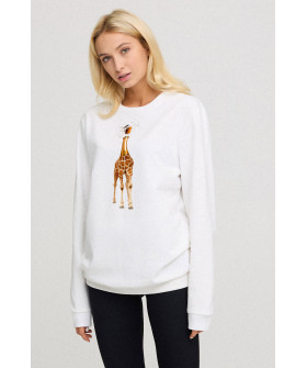 Sweatshirt for women oversize /no flis/ 