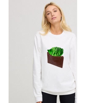 Sweatshirt for women oversize /no flis/ 