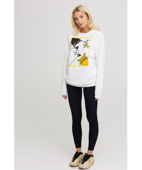 Sweatshirt for women oversize /no flis/ 