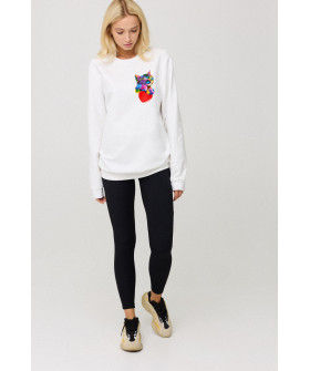 Sweatshirt for women oversize /no flis/ 