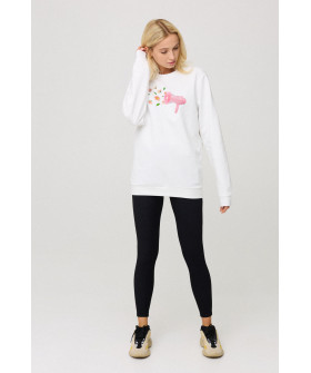 Свитшот женский oversize /no flis/ 