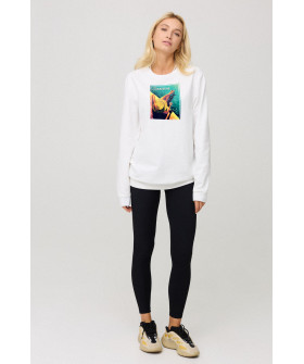 Sweatshirt for women oversize /no flis/ 