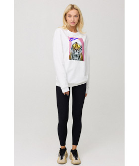 Sweatshirt for women oversize /no flis/ 