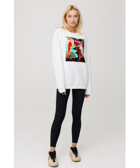 Sweatshirt for women oversize /no flis/ 