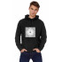 Hoodie for men YAPPI black patriotic with fleece