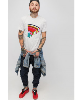 Футболка мужская серая YAPPI