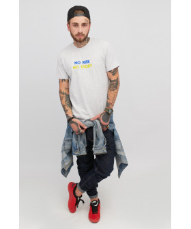 Футболка чоловіча сіра YAPPI