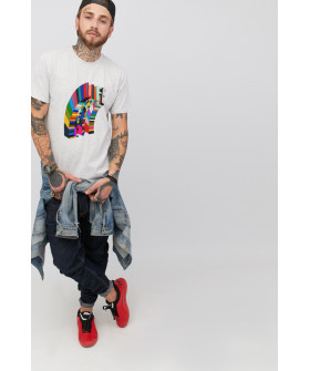 Футболка чоловіча сіра YAPPI