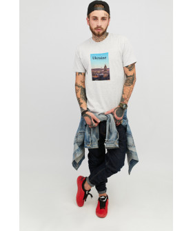 Футболка чоловіча сіра YAPPI