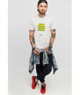 Футболка чоловіча сіра YAPPI