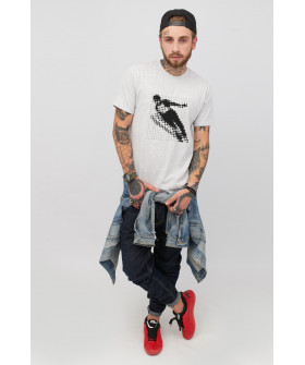 Футболка чоловіча сіра YAPPI