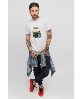 Футболка чоловіча сіра YAPPI