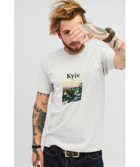 Men's T-shirt gray YAPPI