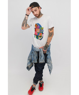 Футболка чоловіча сіра YAPPI