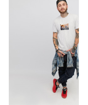 Футболка чоловіча сіра YAPPI