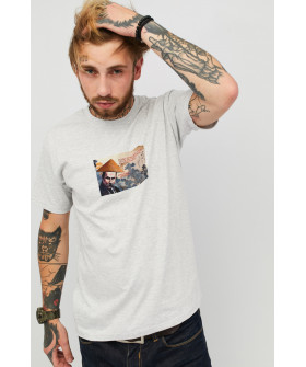 Men's T-shirt gray YAPPI