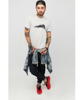 Футболка чоловіча сіра YAPPI