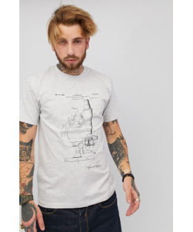 Men's T-shirt gray YAPPI