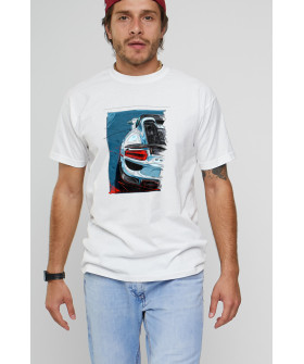 Men's T-shirt with print white YAPPI